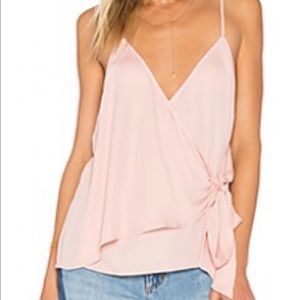 L’Academie Pink Spaghetti Strap Top